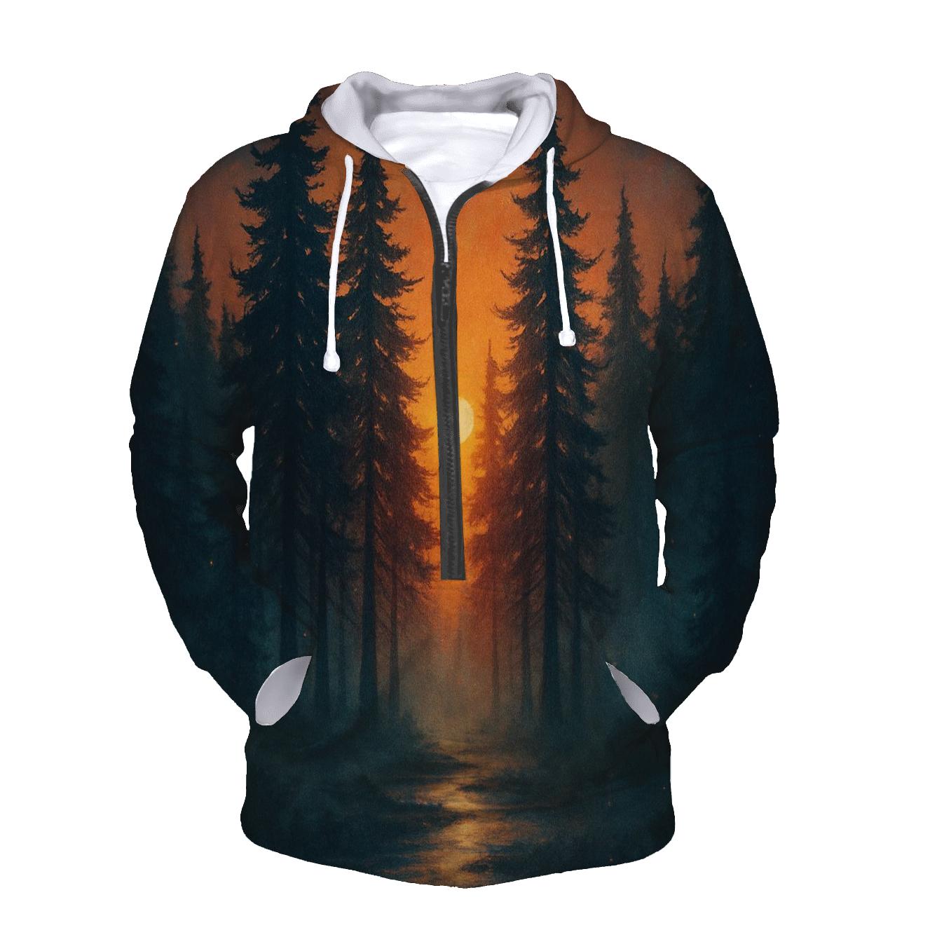 Cathedral Of Dusk Pines printed hoodies