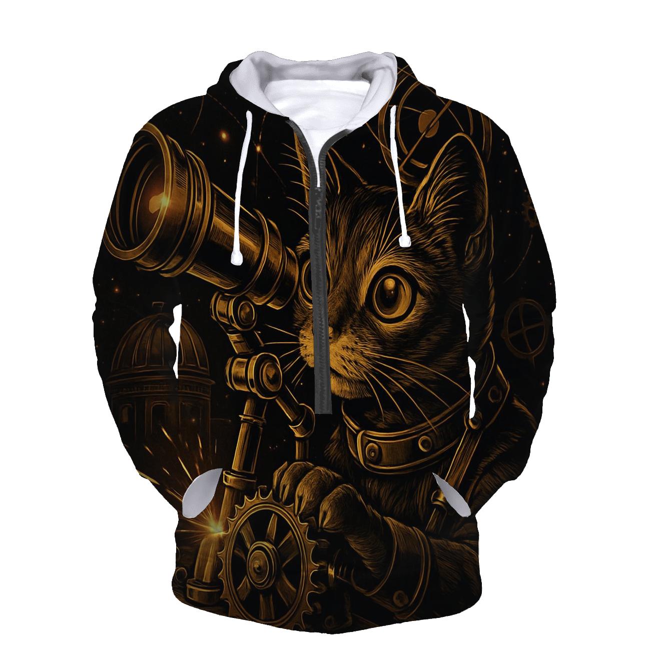 Clockwork Observatory Cat hoodie trends