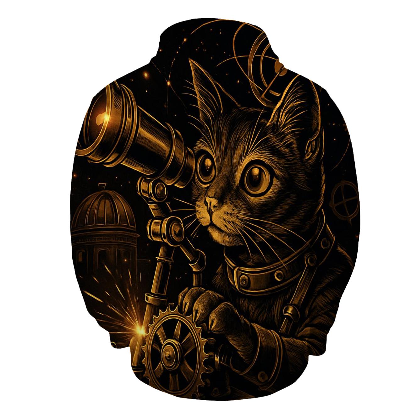 Clockwork Observatory Cat hoodie trends