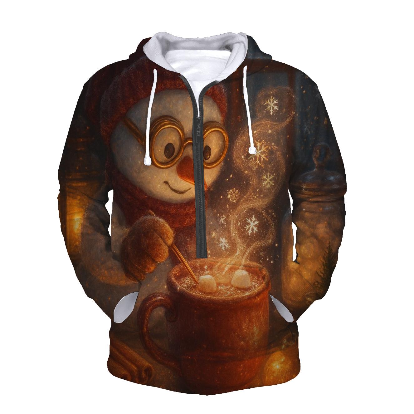 Snowman Cocoa Chemistry Lab embroidered hoodies