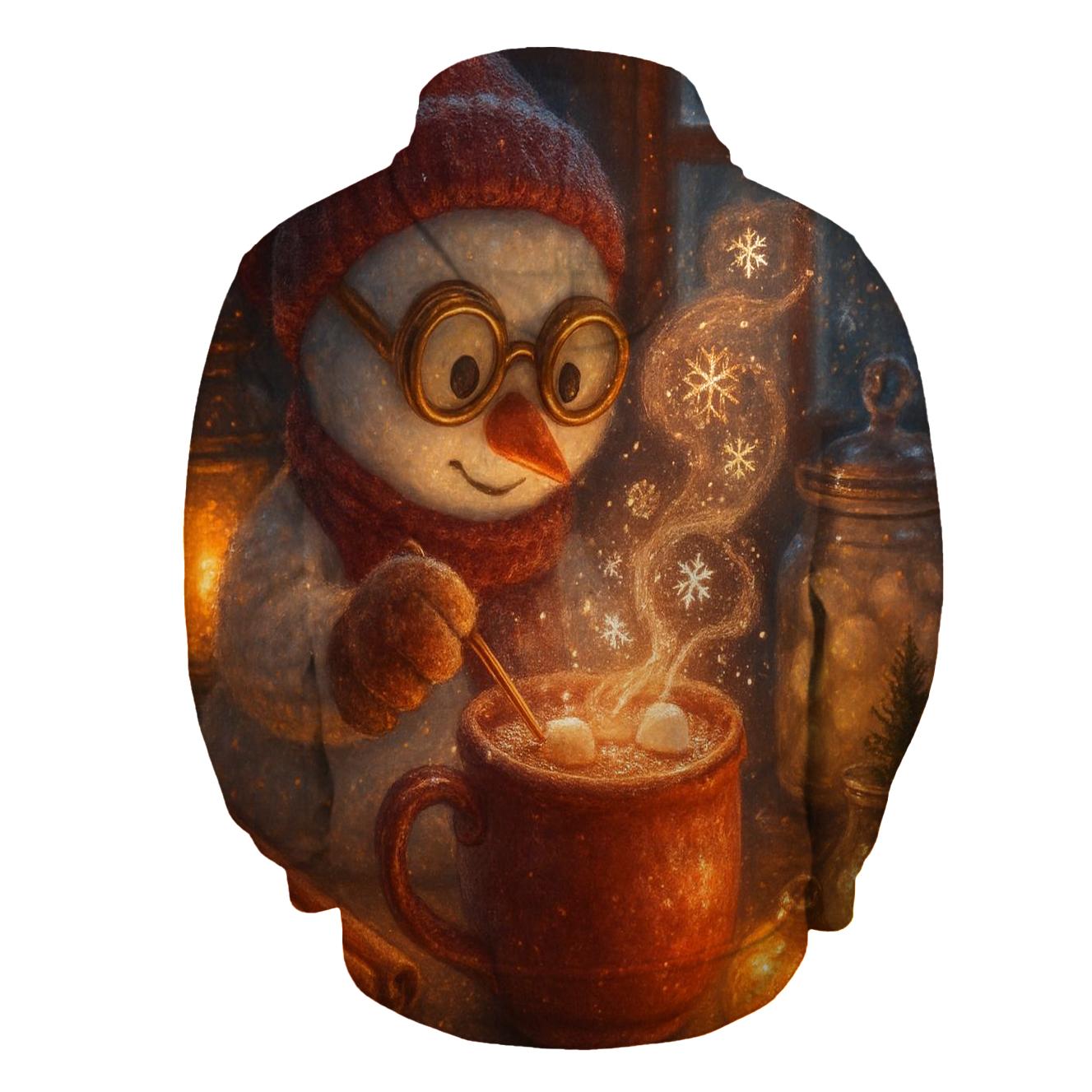 Snowman Cocoa Chemistry Lab embroidered hoodies
