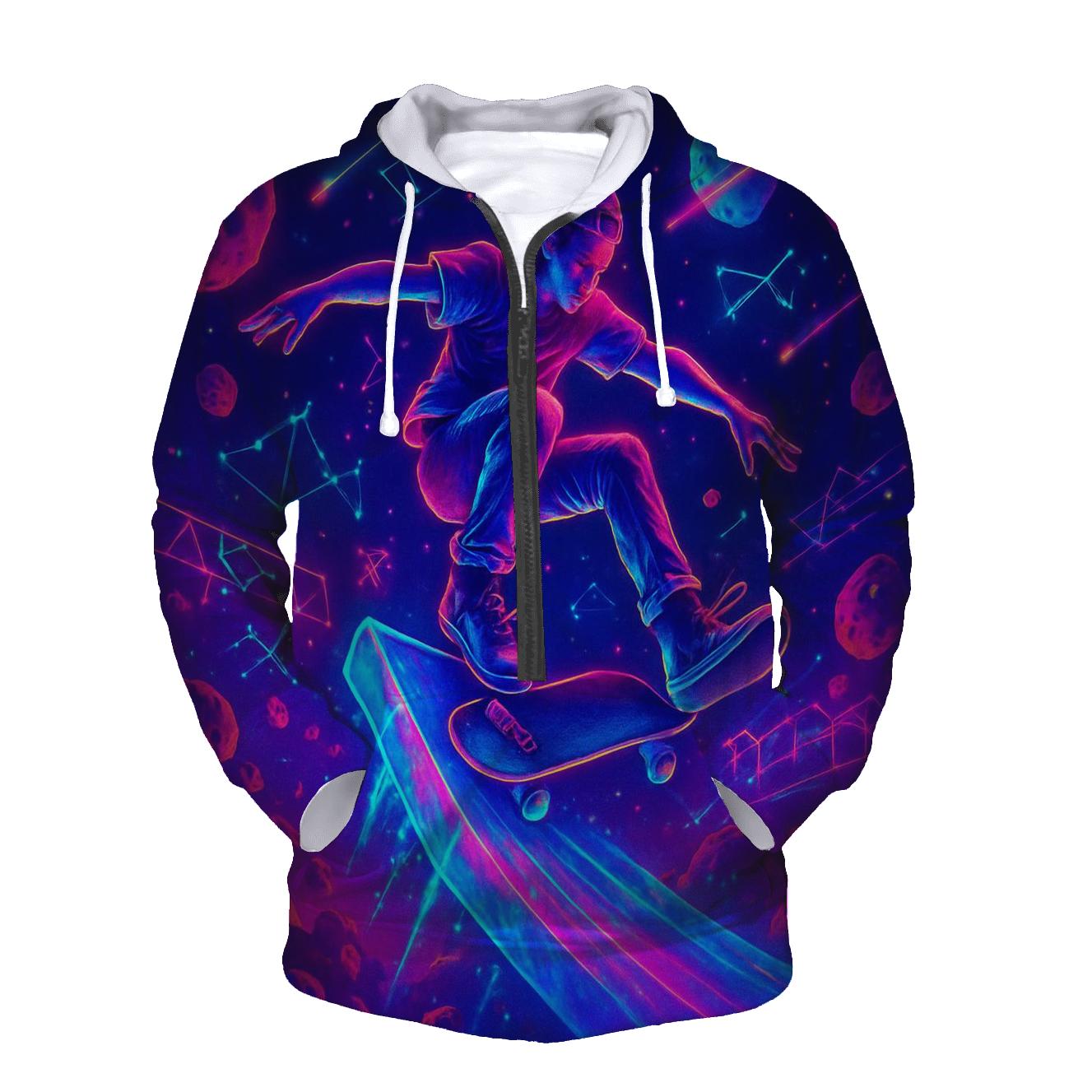 Comet Tail Skate Park embroidered hoodies