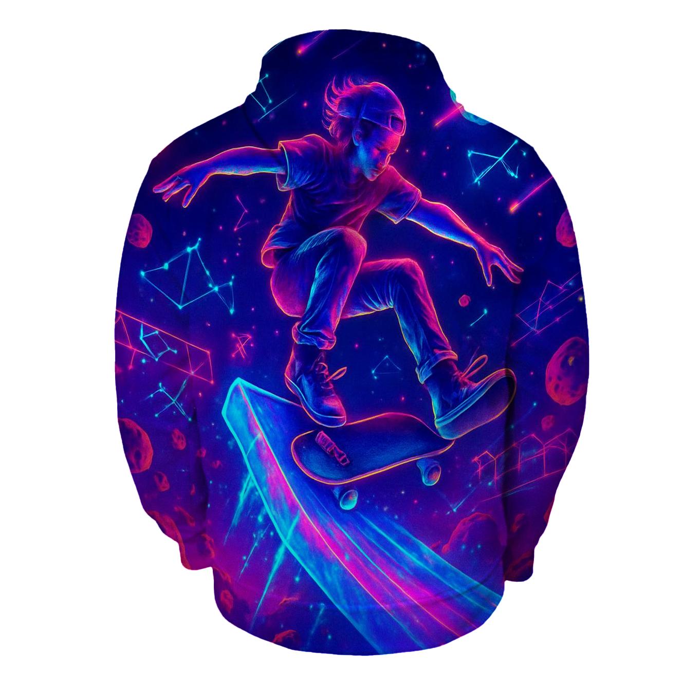 Comet Tail Skate Park embroidered hoodies