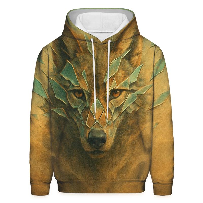 Desert Glass Mirage Wolf hoodies fashion