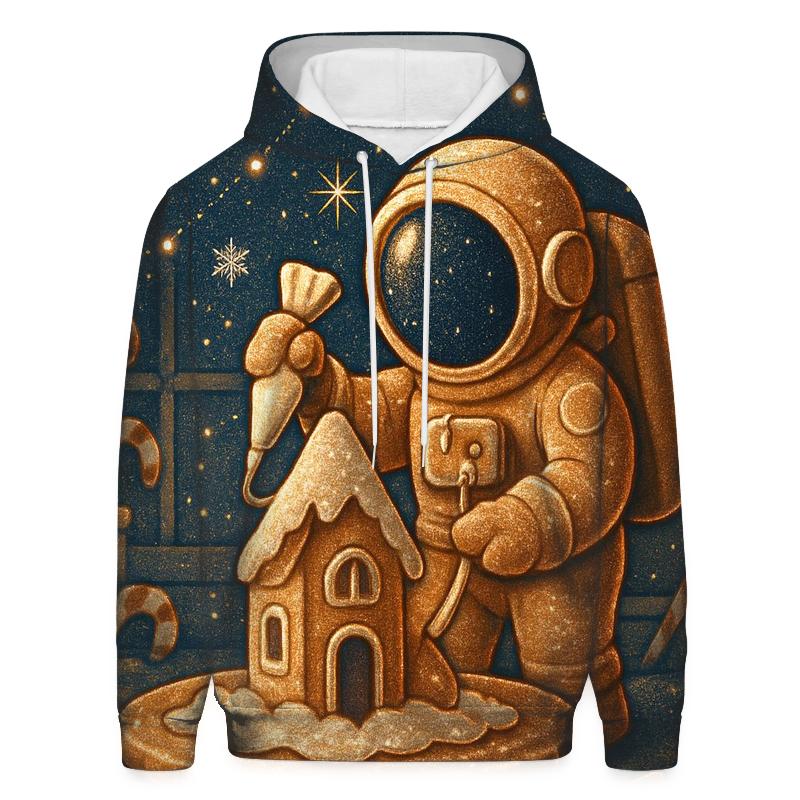 Gingerbread Astronaut Bake Off printed hoodies