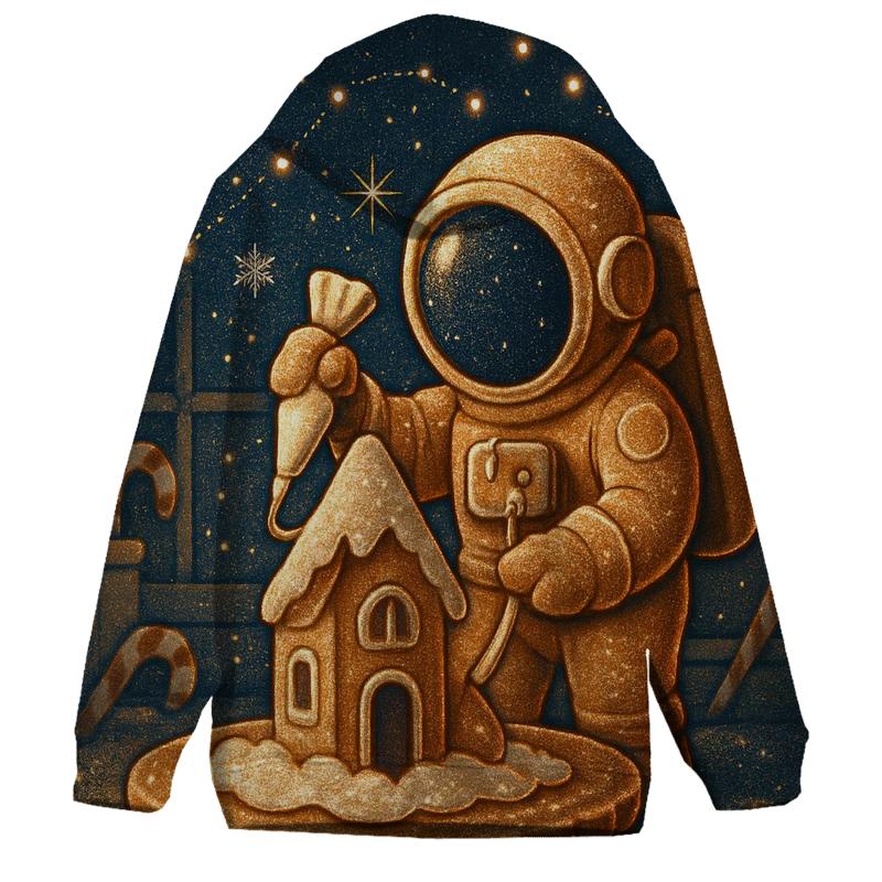 Gingerbread Astronaut Bake Off printed hoodies