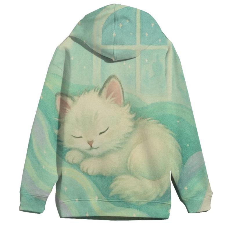 Aurora Blanket Nest Kitten custom hoodies