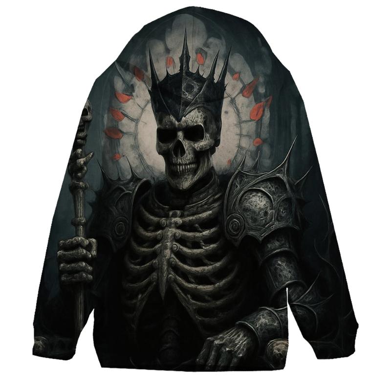 Throne Of The Bone Monarch premium hoodies