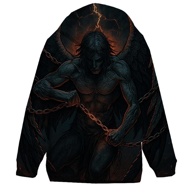 Seraph Of Chains And Cinders zip-up hoodies