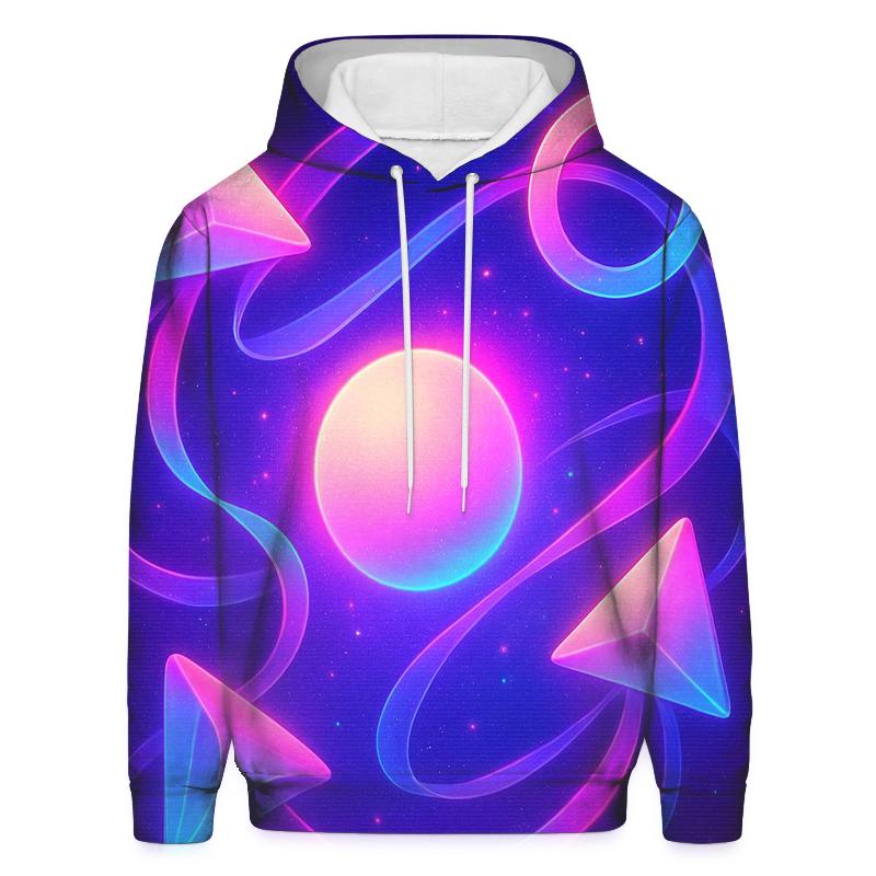 Neon Orbit Kite Garden hoodie designs