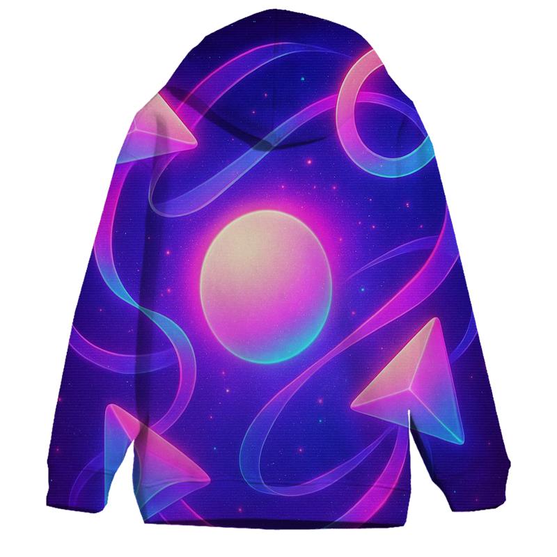 Neon Orbit Kite Garden hoodie designs