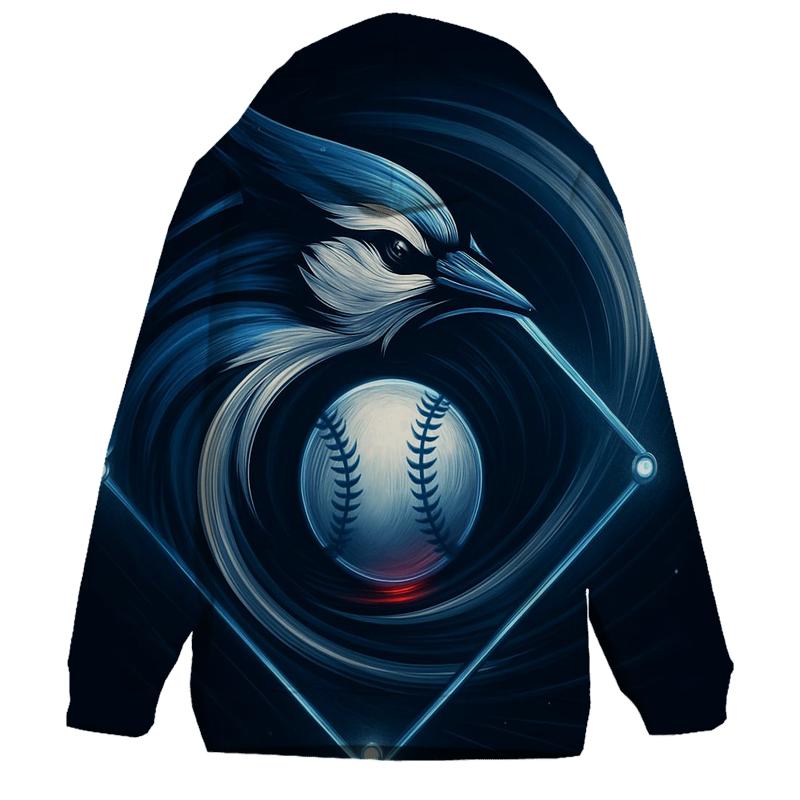 Diamond Pulse With Blue Jays Flight lightweight hoodies