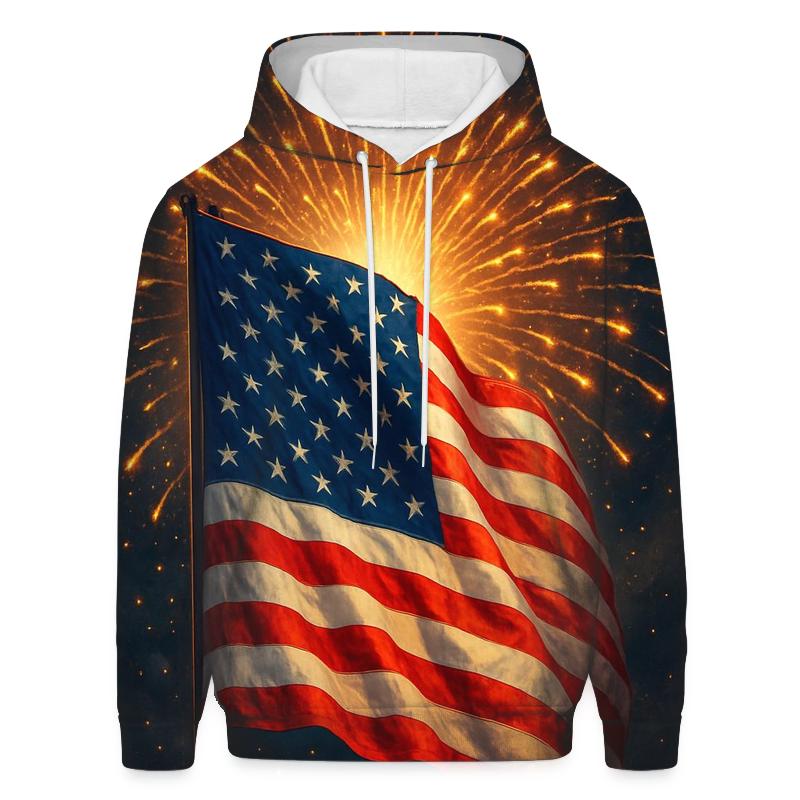 Firework Halo Standard embroidered hoodies