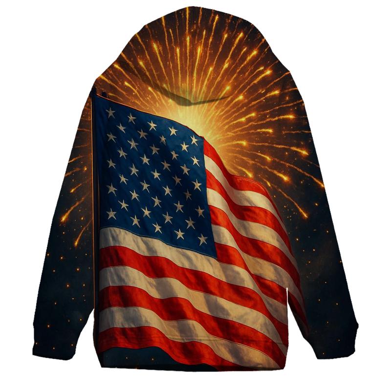 Firework Halo Standard embroidered hoodies