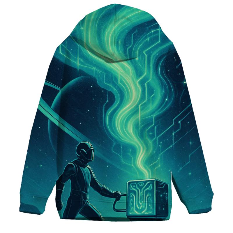 Aurora Engine Over The Ice Moon hoodie trends