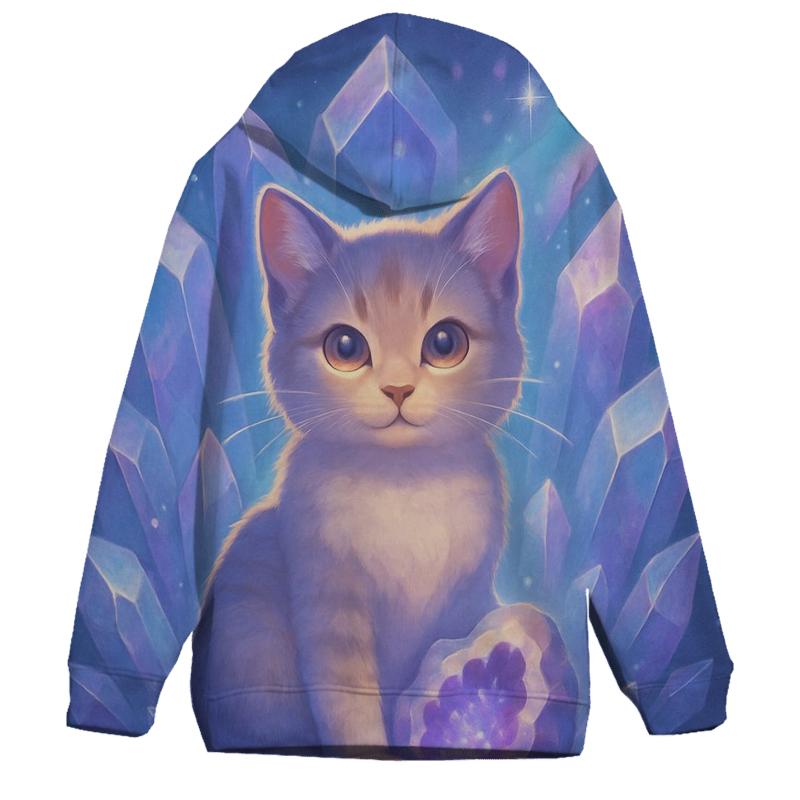 Crystal Cavern Purring Kitten hoodie trends