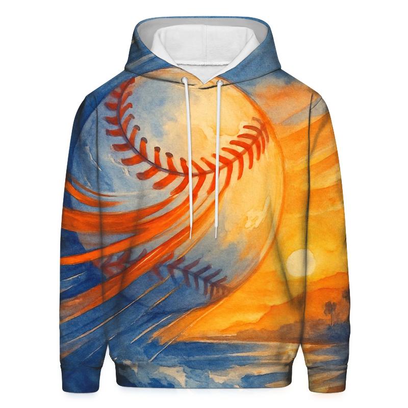 Sunset Seamstorm Over The Coastline hoodie designs