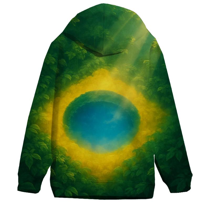 Brazil Neon Rainforest Pulse designer hoodies