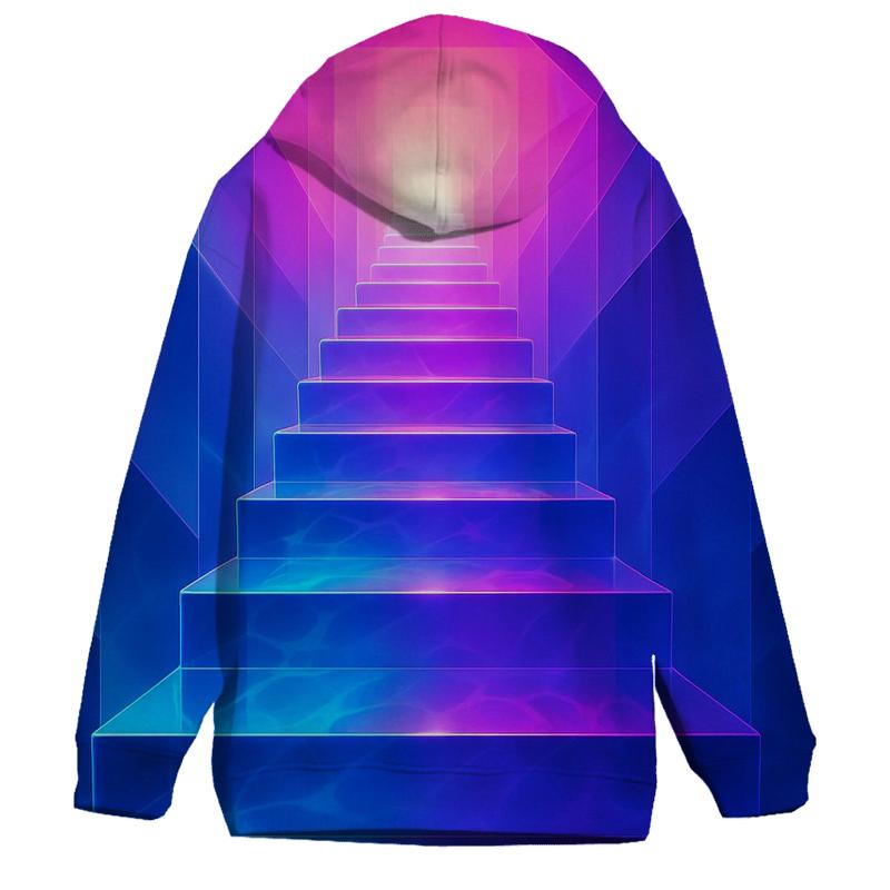 Indigo Prism Stairwell zip-up hoodies