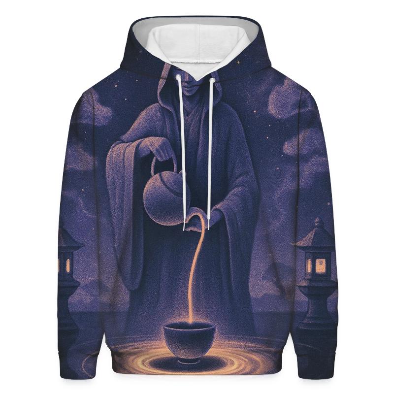 Black Hole Tea Ceremony lightweight hoodies
