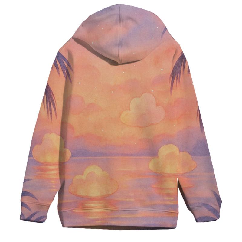 Lagoon Of Floating Lantern Clouds hoodie designs