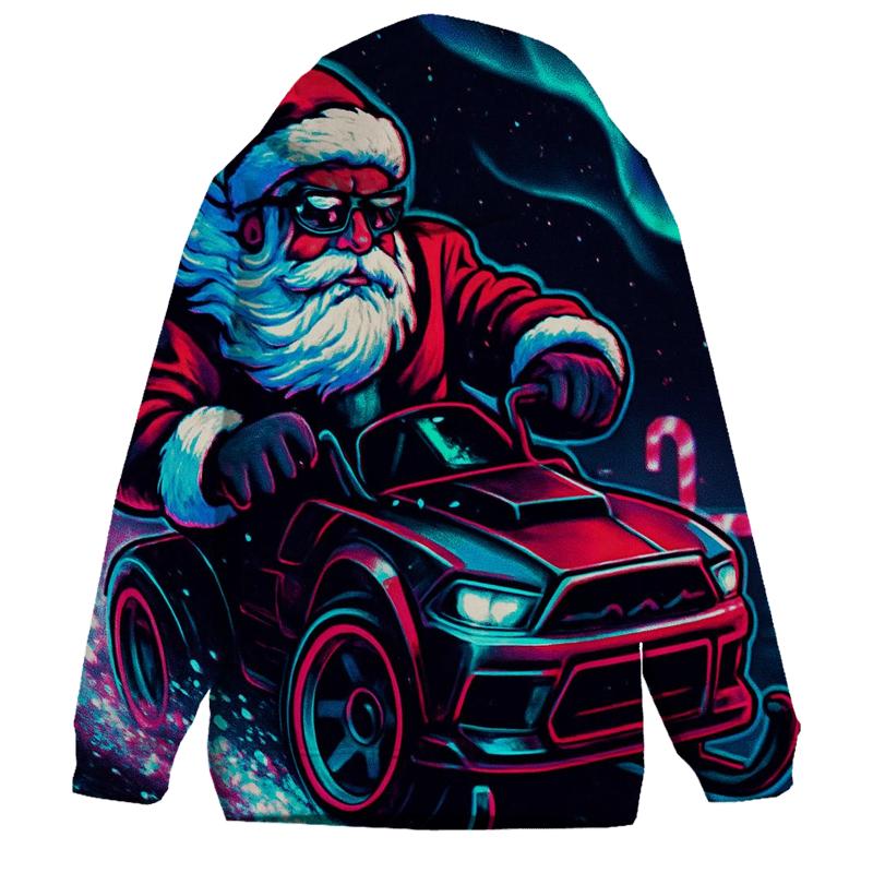 Neon Midnight Santa Drift hoodie styles