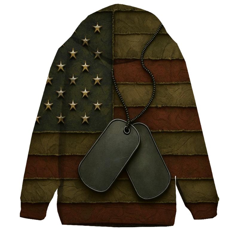 Starfield Camouflage Tribute Collage zip-up hoodies