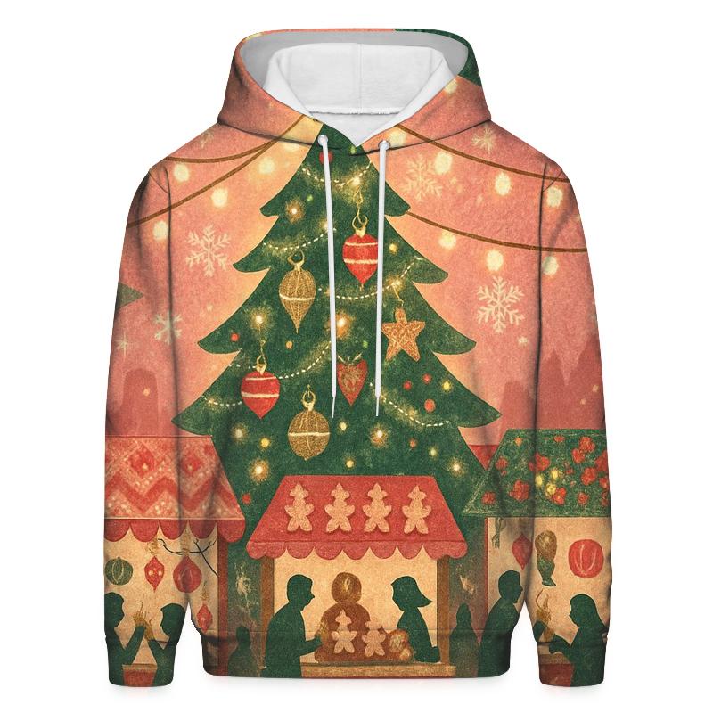 Christmas Tree Night Market hoodie trends