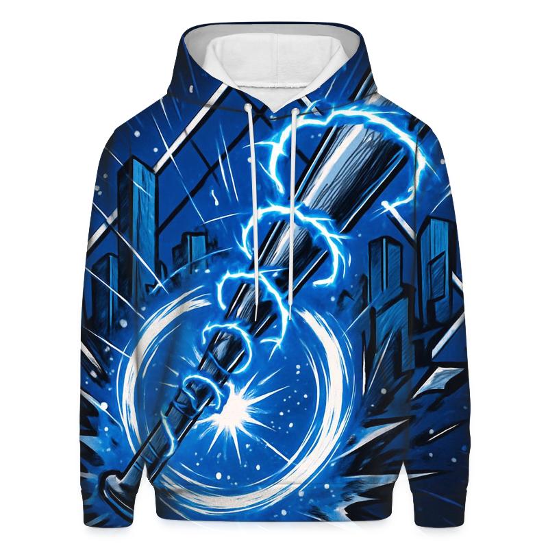 Coiled Bat Thunder Break hoodie trends