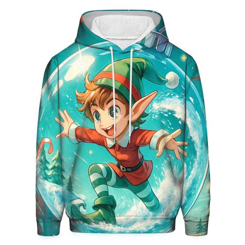 Ornament Snow Globe Surf heavyweight hoodies