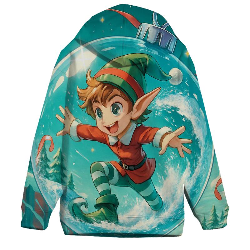Ornament Snow Globe Surf heavyweight hoodies