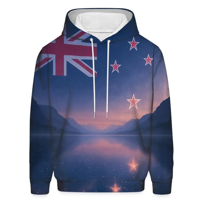 New Zealand Night Sky Reflection hoodie designs
