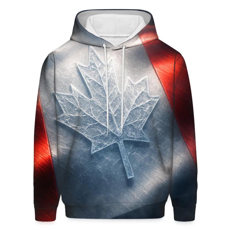 Canada Maple Leaf Frost Metallurgy custom hoodies