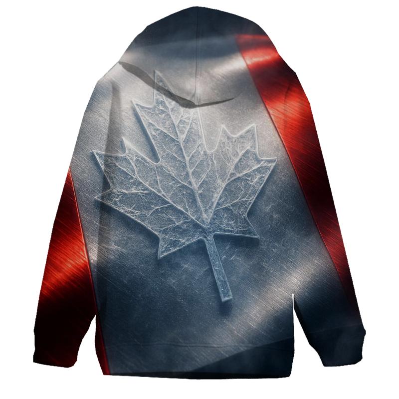 Canada Maple Leaf Frost Metallurgy custom hoodies
