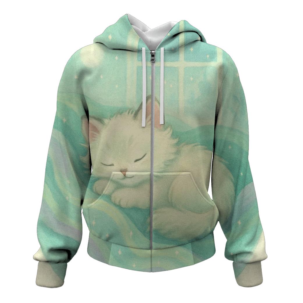 Aurora Blanket Nest Kitten hoodie trends