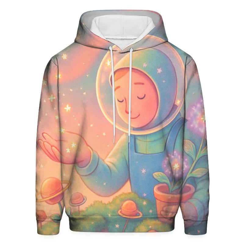 Garden Of Floating Star Seeds zip-up hoodies