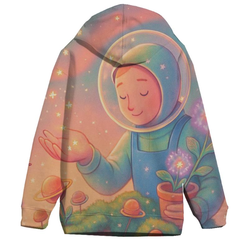 Garden Of Floating Star Seeds zip-up hoodies