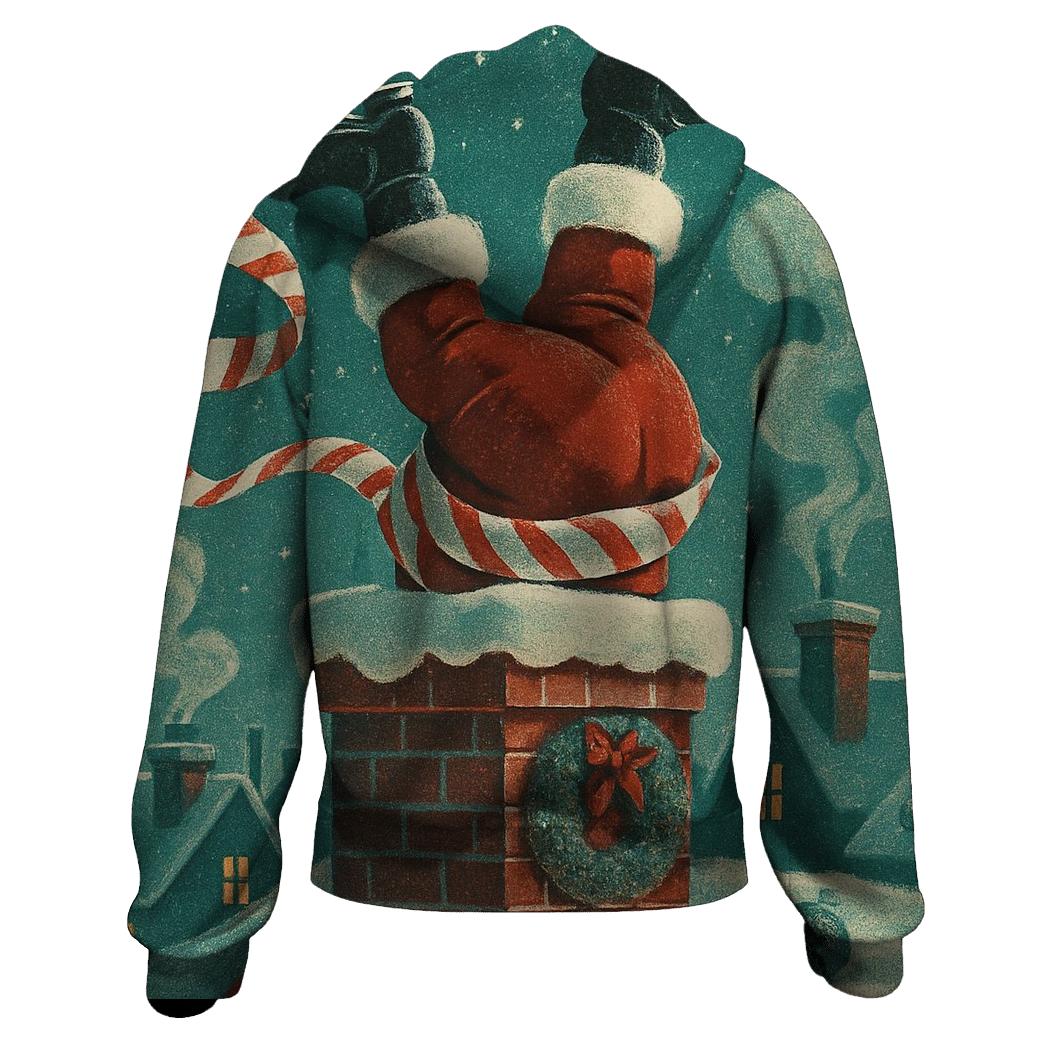 Santa Chimney Tangle Comet designer hoodies
