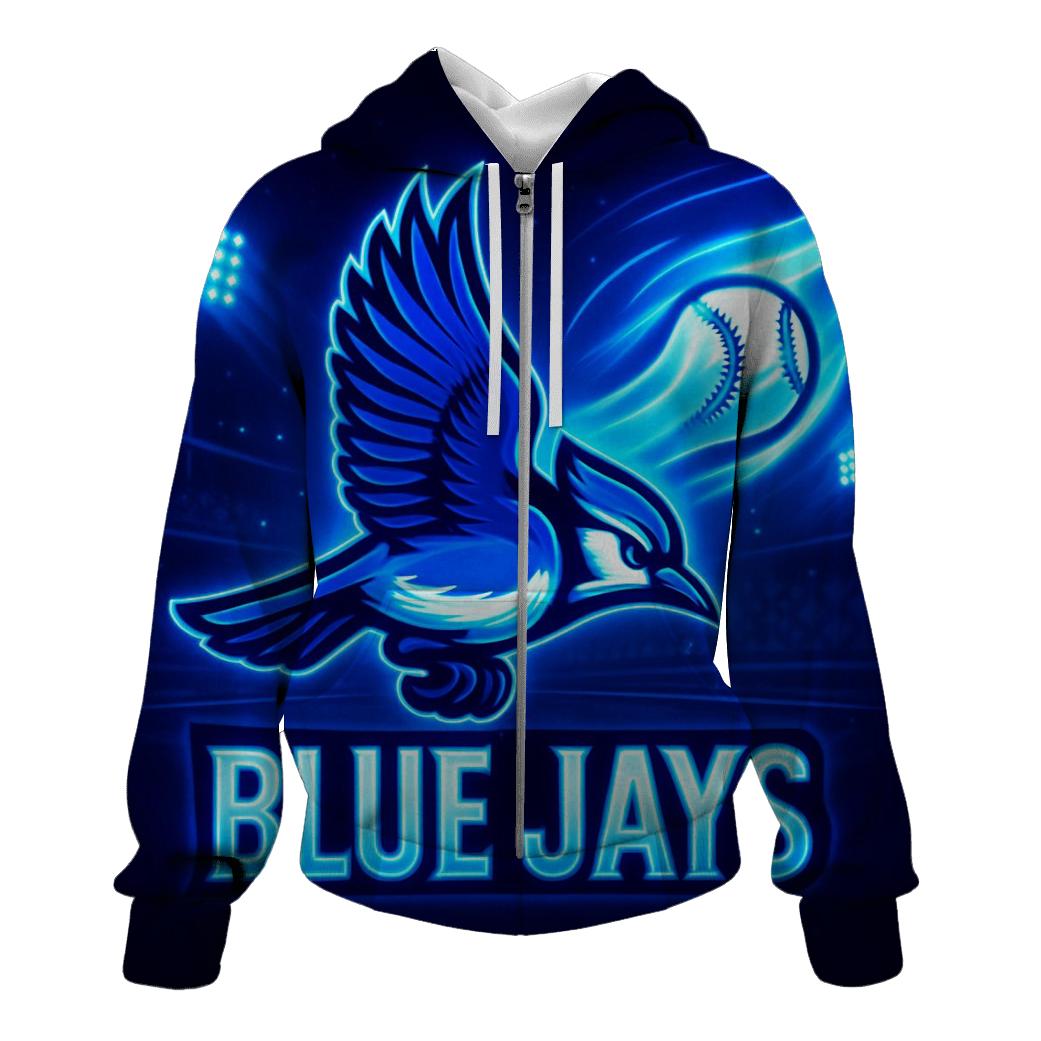Blue Jays Aurora Fastball premium hoodies