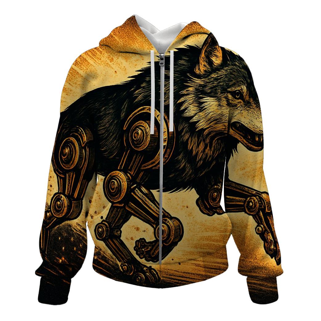 Clockwork Northern Wolf Rider hoodie styles