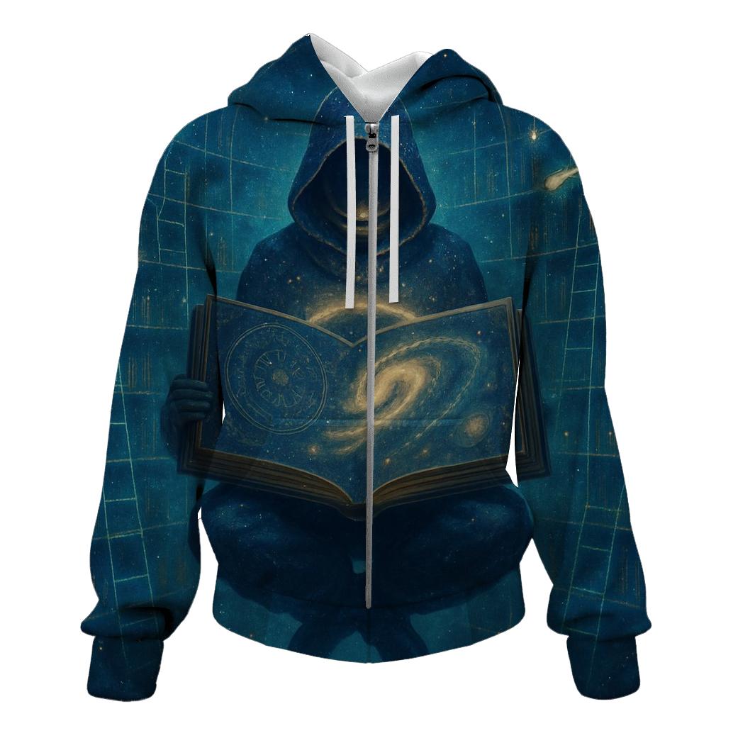 Librarian Of The Luminous Nebula premium hoodies