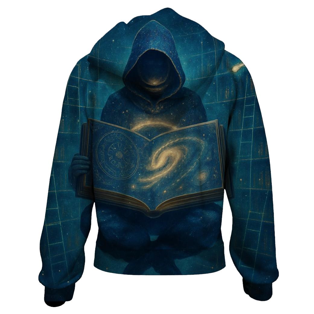 Librarian Of The Luminous Nebula premium hoodies