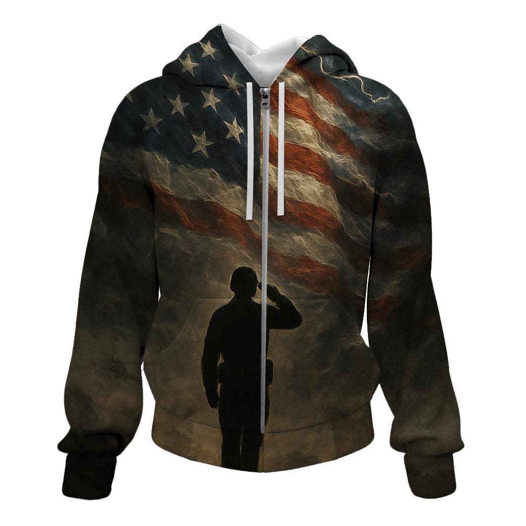 Liberty Vigil Under Stormlit Stripes hoodie trends