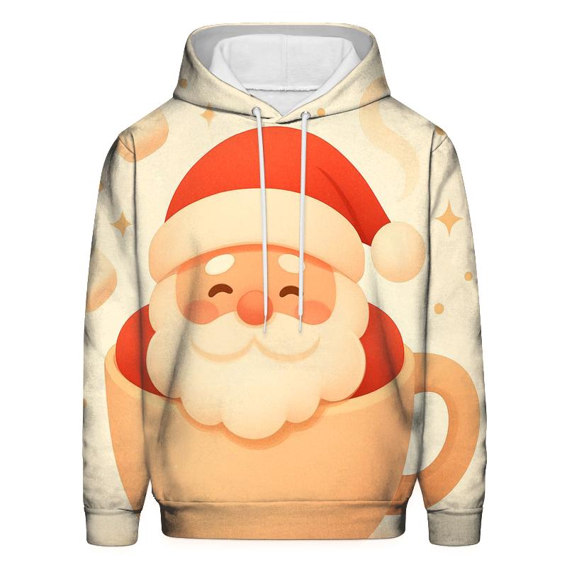 Minimal Cozy Mug Santa designer hoodies