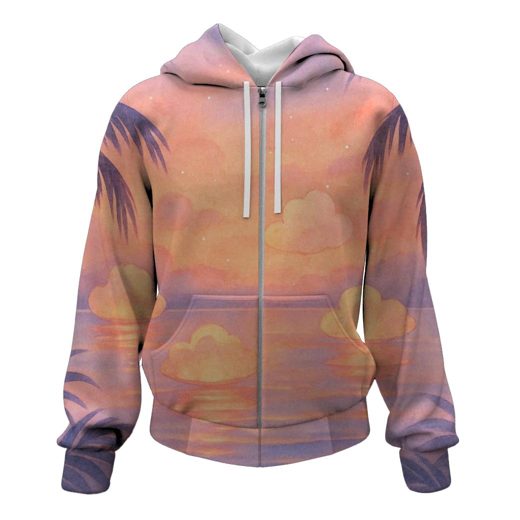 Lagoon Of Floating Lantern Clouds premium hoodies