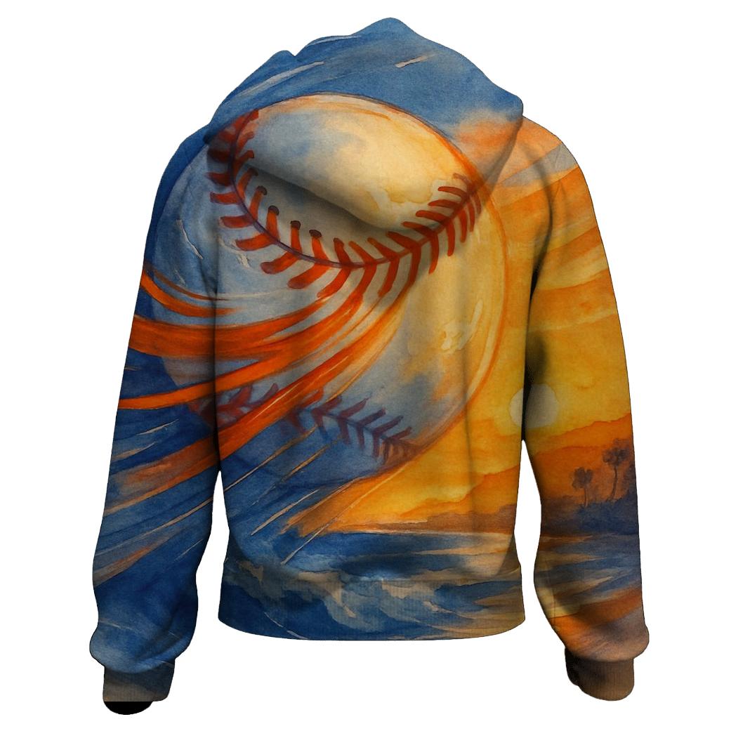 Sunset Seamstorm Over The Coastline hoodie trends