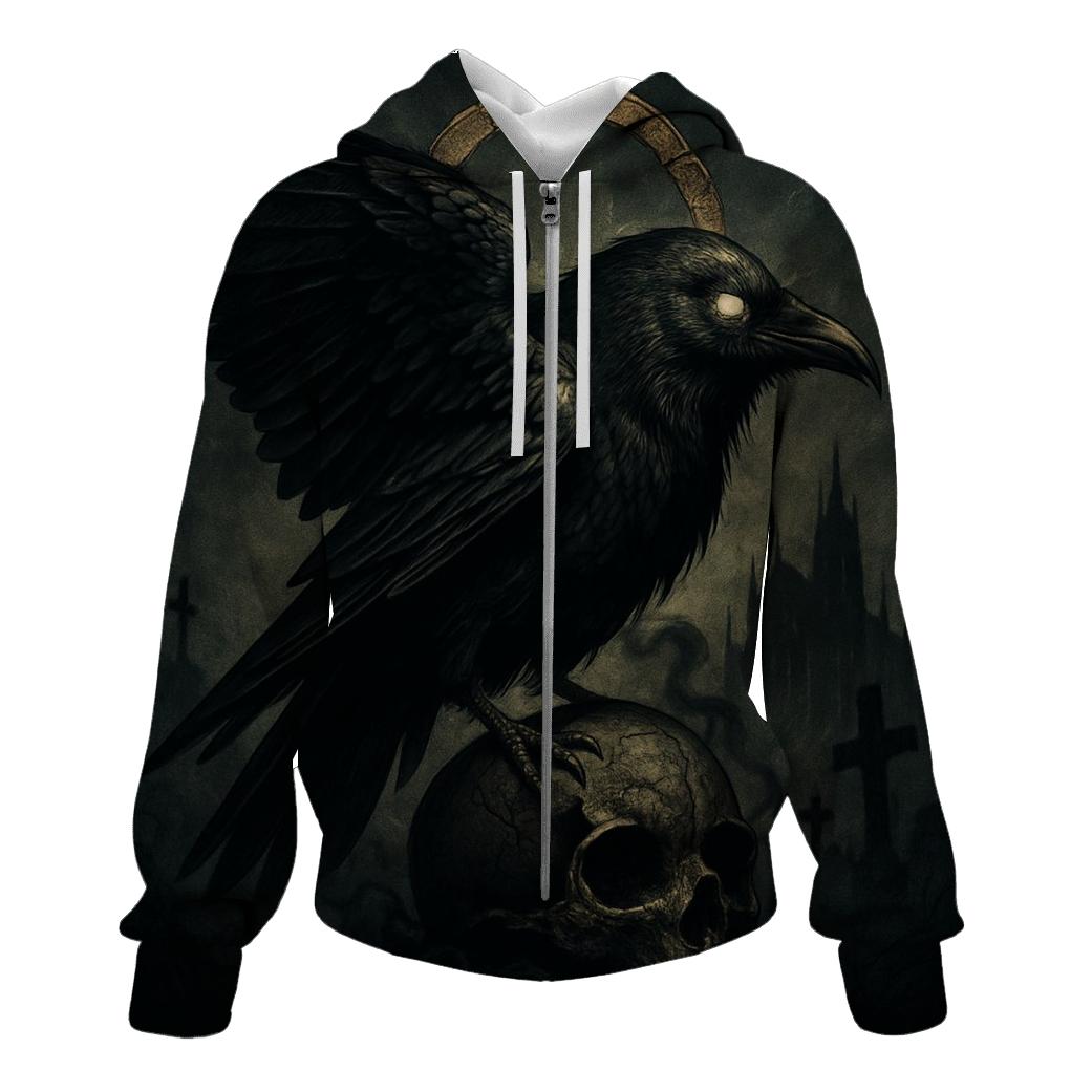 Raven Of The Severed Halo premium hoodies