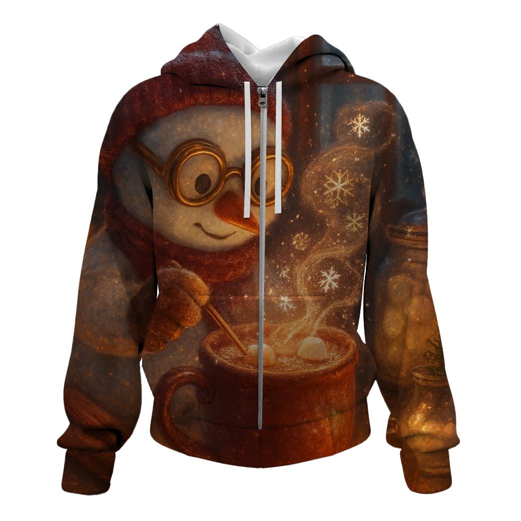 Snowman Cocoa Chemistry Lab graphic hoodies