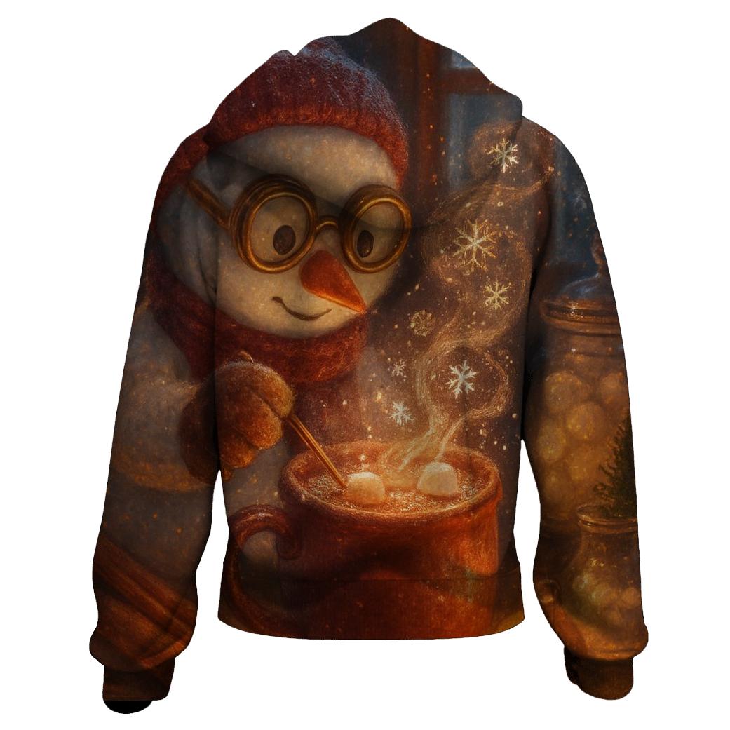 Snowman Cocoa Chemistry Lab graphic hoodies