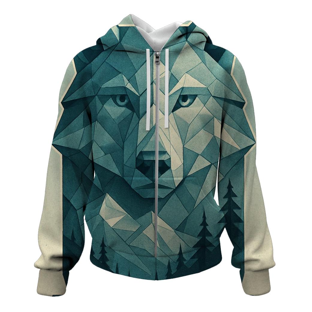 Mountain Monolith Wolf Totem heavyweight hoodies